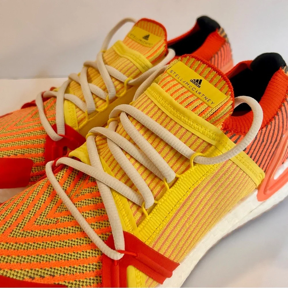 Adidas by Stella McCartney Ultraboost Sneakers Active Orange Fresh Lemon Size 10